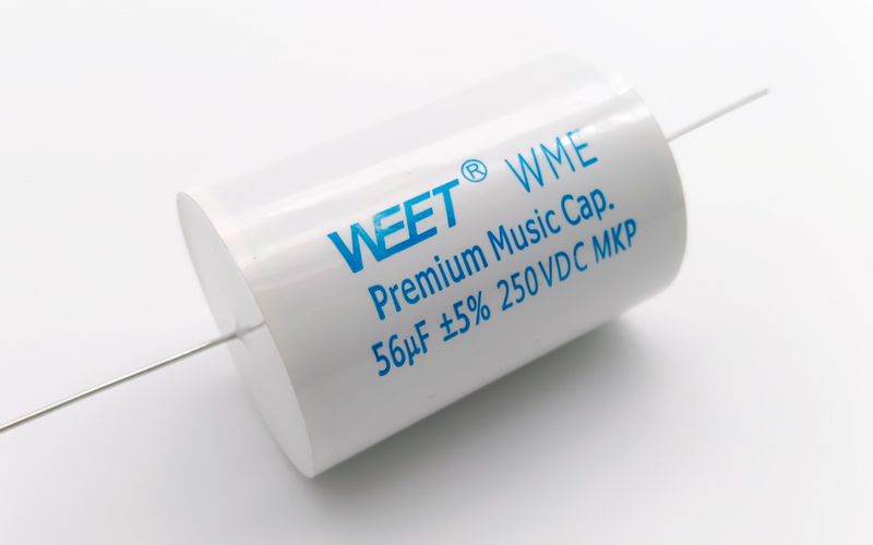 WEET WME 250V 56uF CBB20 MKP Yellow Horizontal Axial MKP Capacitors