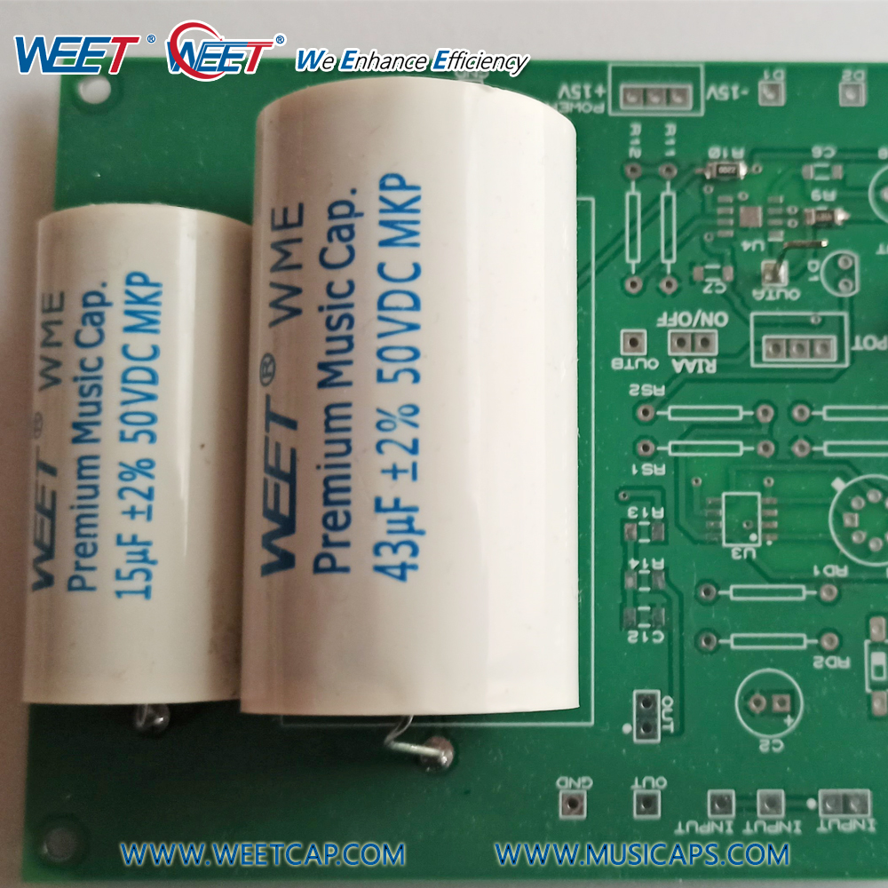 WEET WME 250V 33uF Audiophiler Axial MKP Capacitor High Voltage and Capacitance