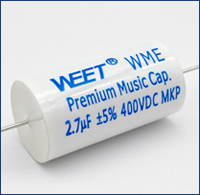 WEET OEM WME 400V 2.7uF ARCOTRONICS MKP Axial Film Capacitor For Audio