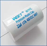 WEET OEM WME 400V 22uF Metallized Polypropylene Film Suppliers and Manufacturers