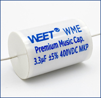 WEET OEM WME 400V 3.3uF MKP Axial Kondensator Crossover Capacitors