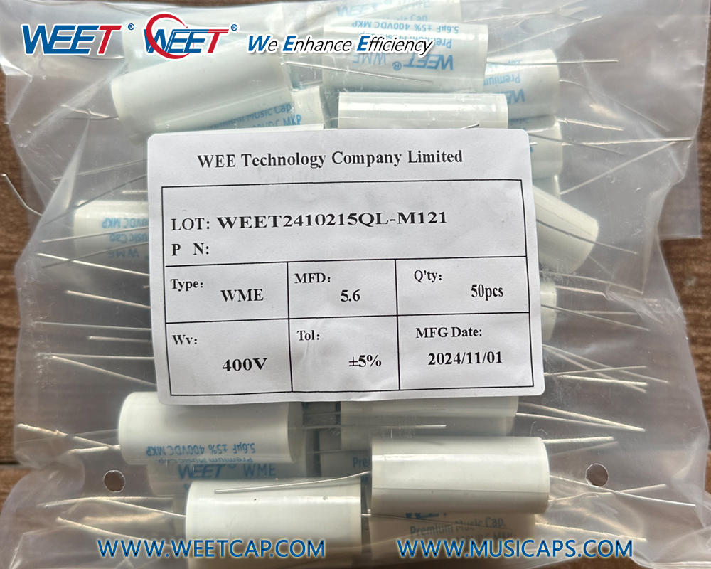 WEET OEM WME 400V 5.6uF Audyn Cap Q4 MKP Metalized Polypropylene Capacitor