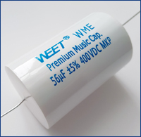 WEET OEM WME 400V 56uF Which Capacitor Type is Used in Audio Amplifier Circuits