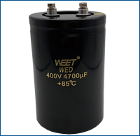 WEET WED CD135 2000H at 85C Miniaturized Screw Aluminum Electrolytic Capacitors