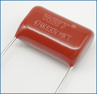 WEET WFA CL21 Dip Coated MKT Metallized Polyester Film Capacitor