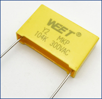 WEET WFY Metallized Polypropylene (PP) RFI-Capacitors Class Y2 Radial MKP 300 VAC