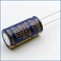 WEET WGD LEH 1000H to 2000H at 105°C Radial Aluminum Electrolytic Capacitors Low Impedance