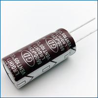 WEET WGD LRG 2000H to 3000H at 125°C Radial Aluminum Electrolytic Capacitors Low Impedance