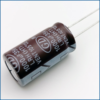 WEET WGD LRH 3000H to 5000H at 105°C Radial Aluminum Electrolytic Capacitors Low Impedance