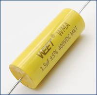 WEET WMA MKT CL19 Metallized Polyester Film Capacitor Axial and Round