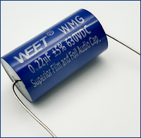 WEET WMG 0.22uF 630V Film and Foil Best Audio Grade Hifi Capacitors