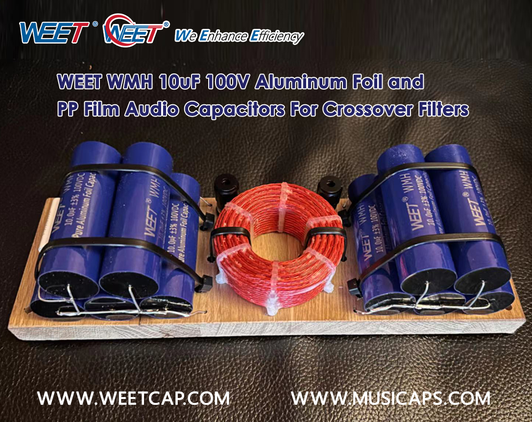 WEET WMH 10.0uF 100V Pure Aluminium Foil ClarityCap Solen Loudspeaker Capacitors