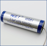 WEET WMH 2.0uF 100V Premium Pure Aluminium Foil Capacitor Jupiter Condenser