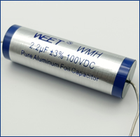 WEET WMH 2.2uF 100V Film Foil Caps Comparison of Metallized Film Capacitors