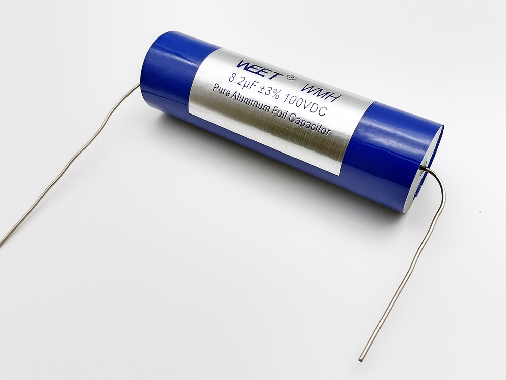 WEET WMH 8.2uF 100V Cross Cicada Pure Aluminium Foil Capacitor Mundorf Supreme