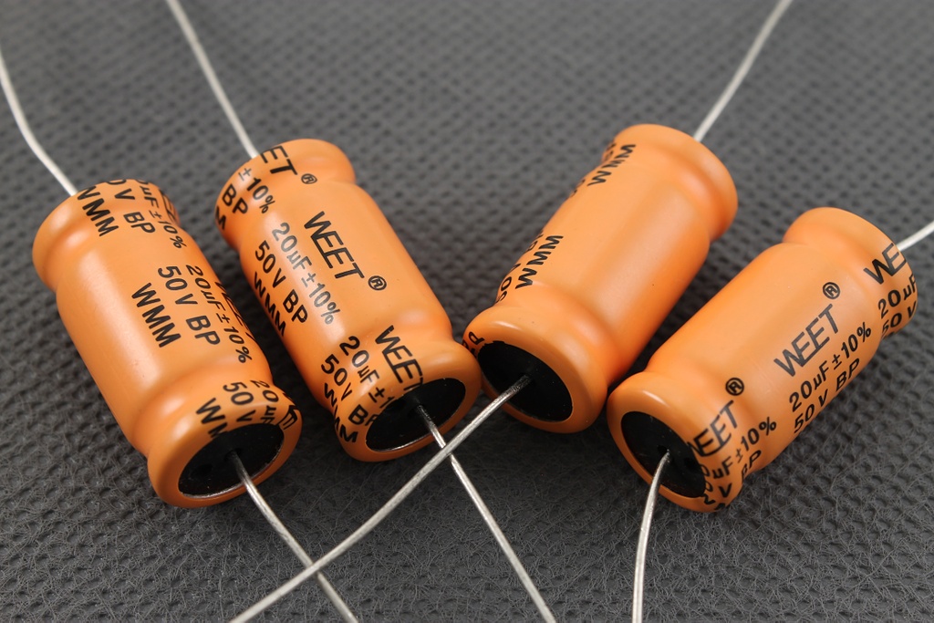 WEET WMM 20uF 50V Non Polarized Low Loss low DF BIPOLAR CAPACITOR