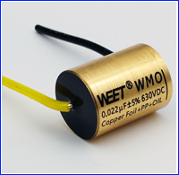 WEET WMO 0.022uF 630V Copper In Oil Audio Capacitors Burning In Testing Test Review