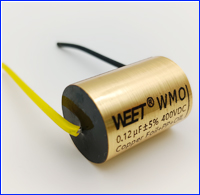 WEET WMO 0.12uF 400V Not Metallized Copper Capacitors Outside Foil For Amplifiers