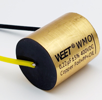 WEET WMO 0.22uF 400V Cross Duelund JDM Copper Foil Oil Immersed Capacitor