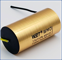 WEET WMO 1.0uF 400V Cross Mundorf Silver Oil VS Jensen Copper Foil