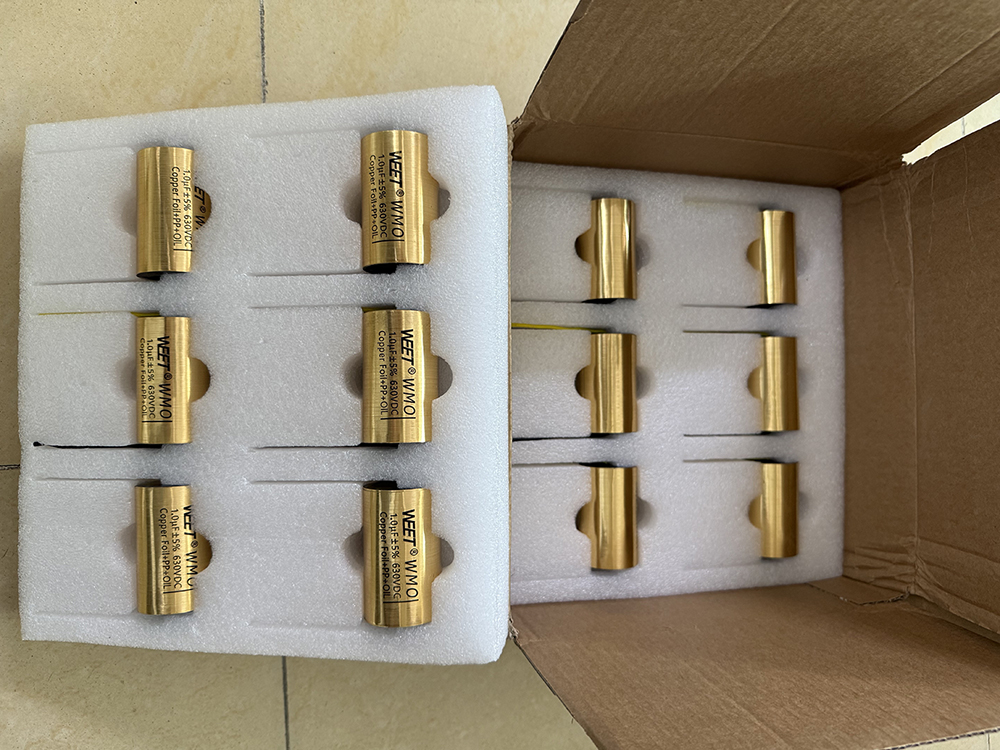 WEET WMO 1uF 630V Pure Oil Copper Film and Foil Condensatro For Better Speaker