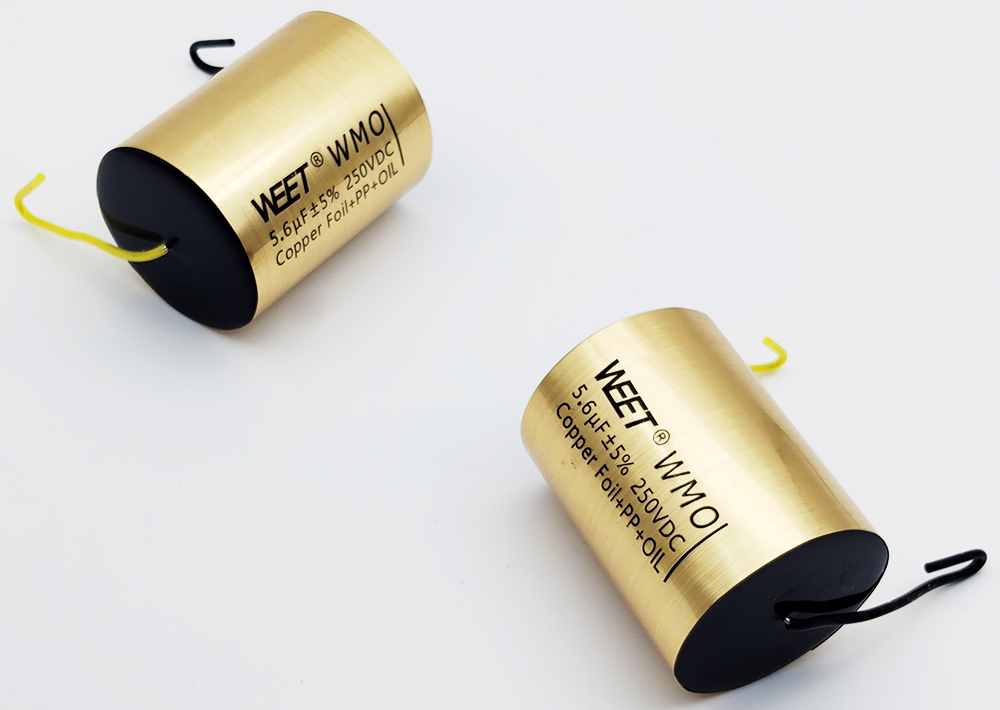 WEET WMO 5.6uF 250V Copper CU OIL Capacitor Condenser Condensatore For Musics